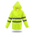Safety Works Med Yel Pu Rain Jacket 3NR5000M